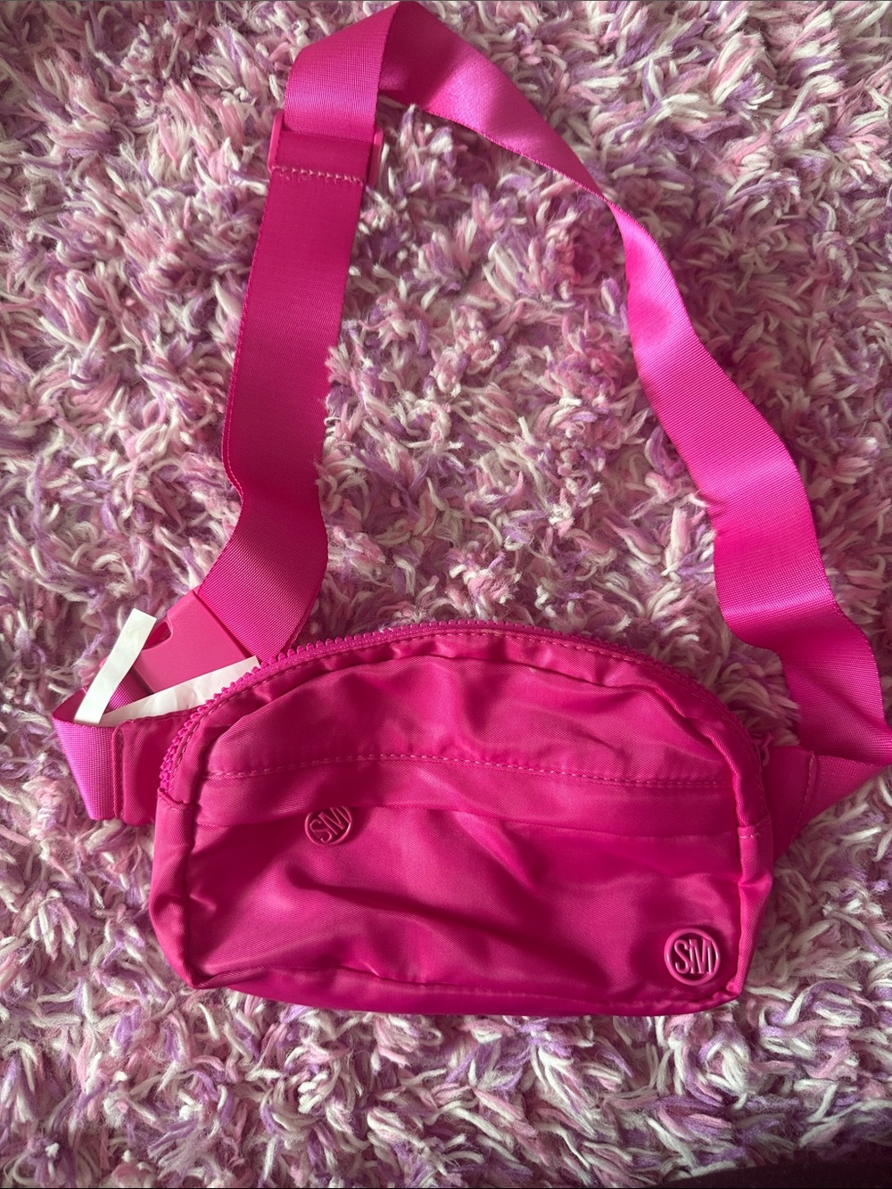 Hot Pink Crossbody Belt Bag